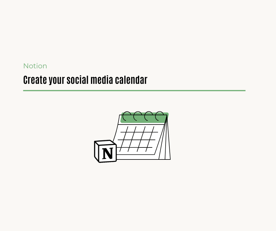 Social media calendar tutorial